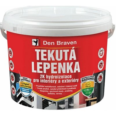Den Braven tekutá lepenka 2K, 14 kg – Sleviste.cz