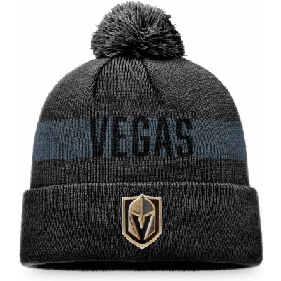Fanatics pánská Zimní čepice Vegas Golden Knights Fundamental beanie Cuff with Pom – Hledejceny.cz