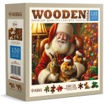 WOODEN CITY Dřevěné Santa a králíci 150 dílků – Sleviste.cz