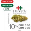 Doplněk stravy na spánek a nervovou soustavu Horvath Swiss Cannabis 10% CBN + 10% CBG + 10% CBD olej Fullspektrum 10 ml