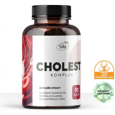 Cholest Komplex Houbové Extrakty 90 kapslí 500 mg – Hledejceny.cz