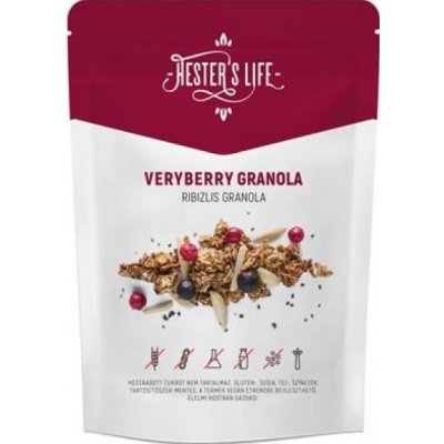 Hester´s Life Veryberry Bezlepková Granola s rybízem 60 g