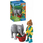 PLAYMOBIL 72092 Zoo: Slůně a ošetřovatelka – Zboží Živě