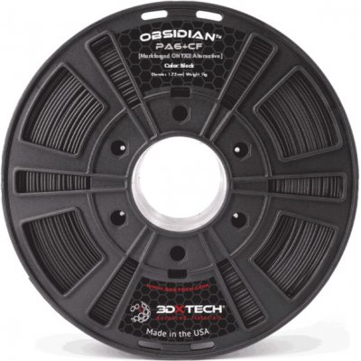 3DXTECH OBSIDIAN PA6+CF černá 1,75 mm 1 kg – Zboží Živě