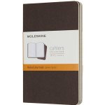 Moleskine Sešity 3 ks linkované hnědé S – Zbozi.Blesk.cz