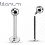 Šperky4U piercing do brady labreta titan TIT1019-12103 – Zboží Dáma