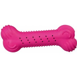 Trixie Chrastící kost přírodní guma 18 cm