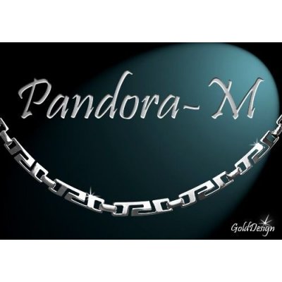 Gold Design Pandora M rhodium GD393