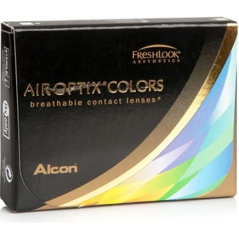 Alcon Air Optix colors Gremstone Green barevné měsíční dioptrické 2 čočky