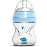 Nuvita lahvička Mimic Transparent blue 150ml – Sleviste.cz