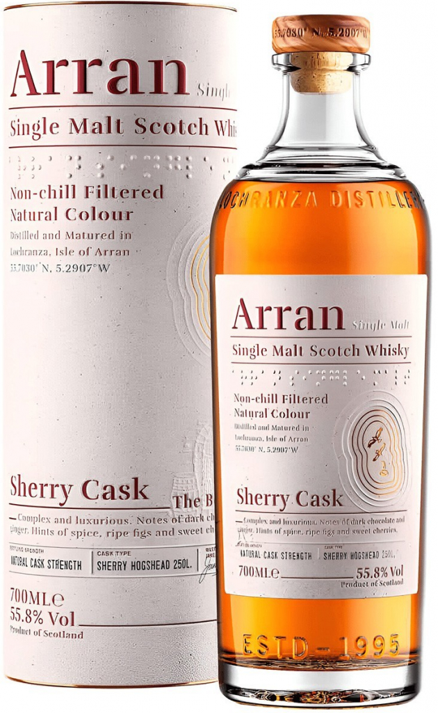 Arran Sherry Cask 55,8% 0,7 l (tuba)