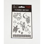 Černé tetovací obtisky tygřice – Zboží Dáma