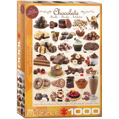 EuroGraphics Čokoláda 1000 dílků – Zboží Mobilmania
