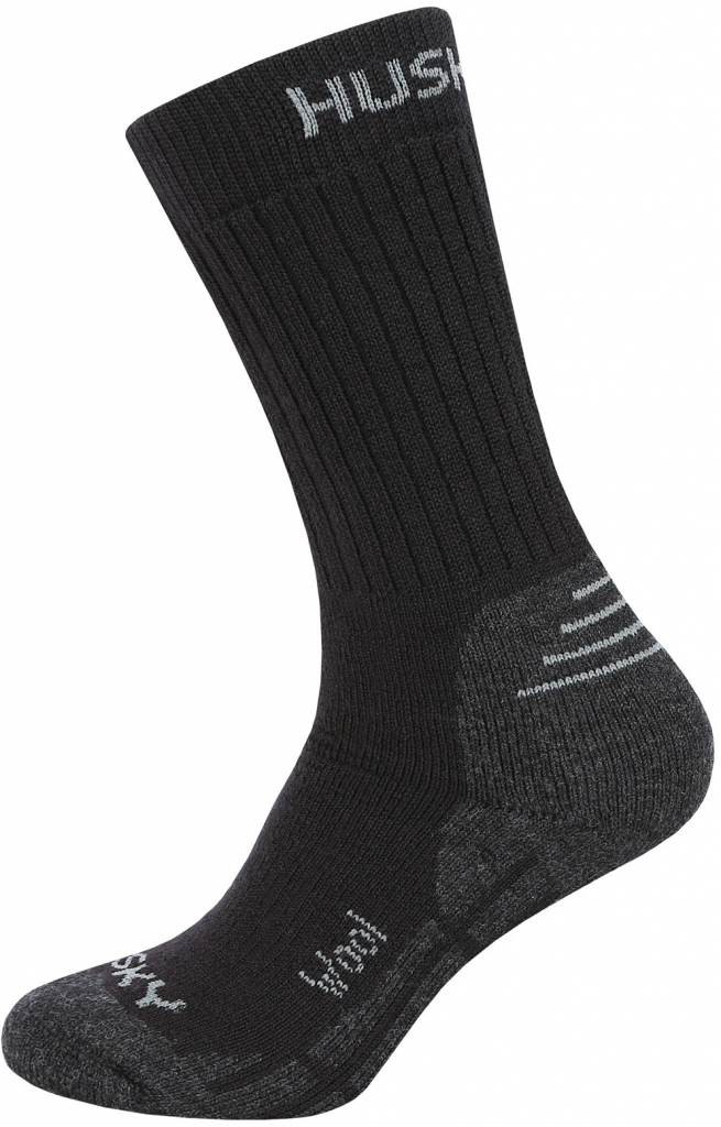 Husky ponožky All Wool černá