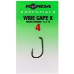 Korda Háčky Essentials Wide Gape X Barbed 10ks Vel. 4 – Zboží Mobilmania