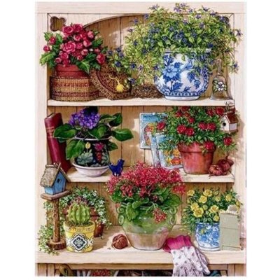 Vikpap 30 x 40 cm Regál plný vůně a barev – Sleviste.cz