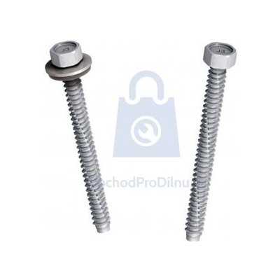 Šroub závitotvorný EJOT JZ3 se šestihrannou hlavou, nerez A2 6,3 x 150, s podložkou 16 mm, balení 100 ks – Zboží Mobilmania