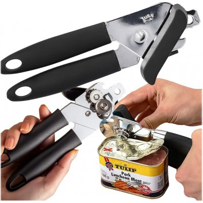 Real Home KOVOVÝ RUČNÍ OTVÍRÁK NA KONZERVY Z PEVNÉ OCELI – Hledejceny.cz