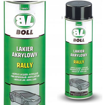 BOLL černý akrylový lak - rally černý/lesk 500ml – Hledejceny.cz