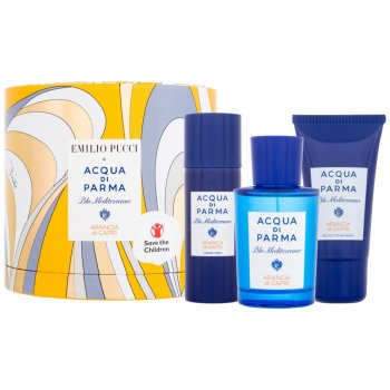 Acqua di Parma Blu Mediterraneo Arancia di Capri EDT 75 ml + sprchový gel 40 ml + tělové mléko 50 ml dárková sada