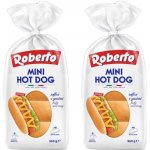 ROBERTO Mini pšeničné rohlíky na hot dogy 8 x 37.5 g – Zboží Dáma