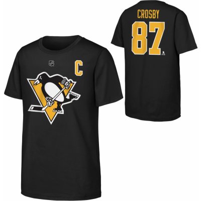 Outerstuff dětské tričko Sidney Crosby Pittsburgh Penguins Flat Captains N&N Ctn Tee – Zbozi.Blesk.cz