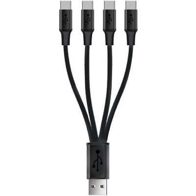 Čtyřnásobný nabíjecí micro USB kabel – Zbozi.Blesk.cz