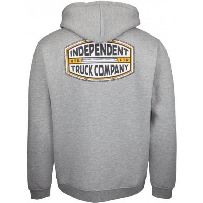 INDEPENDENT ITC Curb Zip Hood Dark Heather