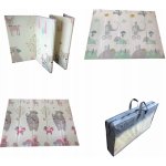 Petite&Mars Oboustranná skládací hrací podložka Campy Elephant&Fox – Zboží Dáma