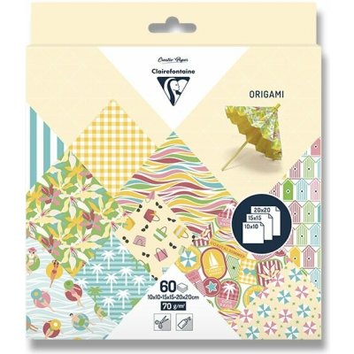 Clairefontaine Sada papírů Origami Riviera 60 listů – Hledejceny.cz