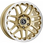 ETABETA COMBAT CV 10x22 5x127 ET32 gold matt lip + cap polished – Sleviste.cz