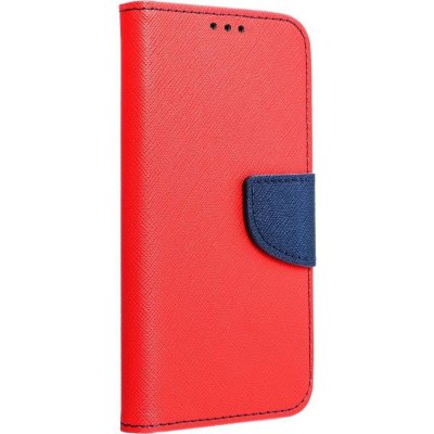 Pouzdro Fancy Book Samsung Galaxy A20s červené/tmavěmodré