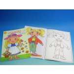 Omalovánky A4 Panenky MFP 102506 – Zboží Dáma