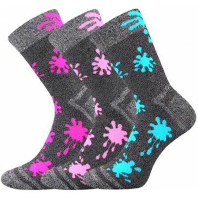 VoXX HAWKIK Dětské teplé sportovní ponožky 3 páry Mix holka – Zboží Dáma