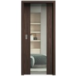Sapeli Harmonie Komfort M40 posuvné ořech 80 x 210 cm Čiré sklo – Hledejceny.cz