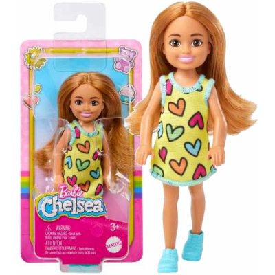 Barbie Chelsea šaty se srdíčky HNY57 – Zboží Mobilmania