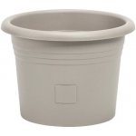 Plastia Samozavlažovací květináč Narza taupe 50 cm – Zboží Dáma