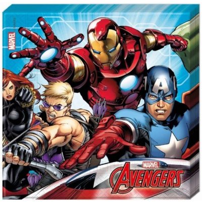 GoDan papírové ubrousky AVENGERS 20ks 33x33cm – Zboží Mobilmania