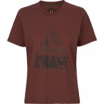 Tričko Härkila Seeland dámské Nature S/S T- Shirt Hot Chocolate – Zboží Mobilmania