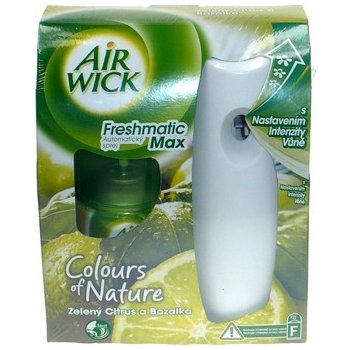 Air Wick Freshmaticic Max Automat spray Zelený citrus a Bazalka 250 ml