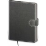 Helma 365 Tečkovaný zápisník Flip B6 (M) šedošedý (čtverečkovaný) – Zboží Živě