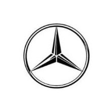 DetskyMall dudlík se jménem modrá logo Mercedes