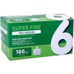 Super Fine jehly pro inzul.pera 6 mm 31G 100 ks – Zboží Dáma