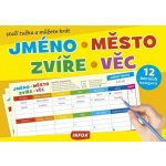 Trhací blok - Jméno, město, zvíře, věc – Zboží Dáma Trhací blok - Jméno, město, zvíře, věc – Zboží Dáma