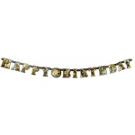 Girlanda banner Happy Birthday Maskáč UNIQUE – Hledejceny.cz