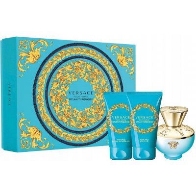 Versace Dylan Turquoise EDT 50 ml + tělové mléko 50 ml + sprchový gel 50 ml dárková sada – Hledejceny.cz