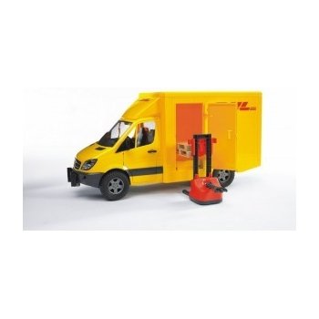 Bruder 2534 MB Sprinter DHL s paletovým vozíkem