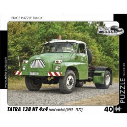 RETRO-AUTA TRUCK č.39 Tatra 138 NT 4x4 tahač návěsů (1959 1972) 40 dílků