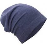 Unuo dětská čepice z teplákoviny spadená Grafitová šedá – Zboží Mobilmania