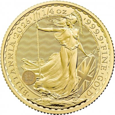Royal Mint Zlatá mince Britannia Charles III 2026 1/4 oz – Zboží Mobilmania